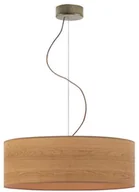 Lampy sufitowe - Nowoczesny żyrandol do salonu HAJFA ECO fi - 50 cm - kolor dąb sonoma - miniaturka - grafika 1