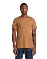 Koszulki męskie - G-STAR RAW T-shirt męski Originals, Brązowy (Chipmunk D22775-c506-3886), S - miniaturka - grafika 1