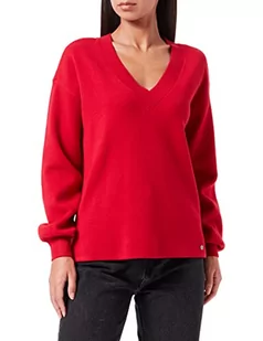 Garcia Damski sweter U20047_Ladies, czerwone usta, L - Swetry damskie - miniaturka - grafika 1