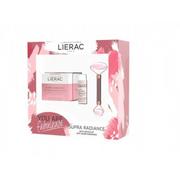 Zestawy kosmetyków damskich - Lierac Supra Radiance Set ZESTAW Krem 50 ml + Mleczko micelarne 30 ml + Roller do twarzy z różowego kwarcu - miniaturka - grafika 1