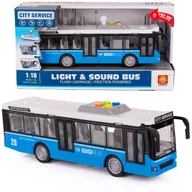 Samochody i pojazdy dla dzieci - Autobus zabawka Bus Autokar szkolny otwierane drzwi światła i dźwięk auto 3+ - miniaturka - grafika 1