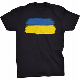 Flaga Ukrainy Koszulka Ukraina Stop War Wojna - Koszulki męskie - miniaturka - grafika 1