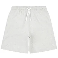 Spodnie i spodenki dla dziewczynek - Spodenki dziecięce New Balance LAKB0008AHH - szare - miniaturka - grafika 1