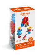 Zabawki konstrukcyjne - MARIO-INEX Klocki Waffle mini 70szt Konstruktor chłop.) MARIOINEX - miniaturka - grafika 1