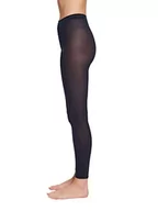 Legginsy - ESPRIT Kobiety Legginsy Cotton W LE Wysoka Gęstość Splotów grube jednokolorowe 1 Para, Niebieski (Marine 6120), XL (42-44) - miniaturka - grafika 1