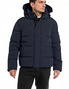 Replay Męska kurtka zimowa comfort fit, 715 DEEP NAVY, XXL - Kurtki męskie - miniaturka - grafika 1