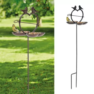 Karmniki dla ptaków - Haushalt HI Karmnik stojący, 92 cm, brązowy - grafika 1