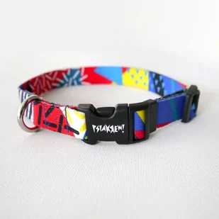 Obroża Regulowana dla Psa Psiakrew Mix Party szeroka na 2,5 cm, dla średnich i większych psów-XXL 38-52 cm - Obroże dla psów - miniaturka - grafika 1