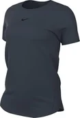 Koszulki i topy damskie - Nike Koszulka z krótkim rękawem W Nk One Classic Df Ss Top, Armory Navy/Black, FN2798-478, 2XL - miniaturka - grafika 1