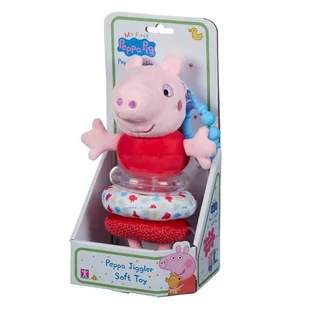 Świnka Peppa Zawieszka z grzechotką 07425 - Zawieszki dla dzieci i niemowląt - miniaturka - grafika 1