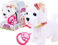 Zabawki interaktywne dla dzieci - Jokomisiada Interaktywny uroczy PIESEK chodzi szczeka ZA2857 - miniaturka - grafika 1