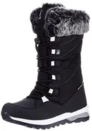 Śniegowce damskie - Kamik Śniegowce dziewczęce Prairie, czarny - Czarny Black White Bkw - 32 EU - miniaturka - grafika 1