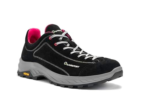 Garsport Damskie buty trekkingowe Rozes, niskie, 36 EU, Czarny magenta, 36.5 EU