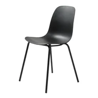 Krzesła - Czarne krzesło Unique Furniture Whitby - miniaturka - grafika 1