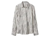 Koszule damskie - esmara® Koszula damska z wiskozą (W paski/ biały, 46) - miniaturka - grafika 1