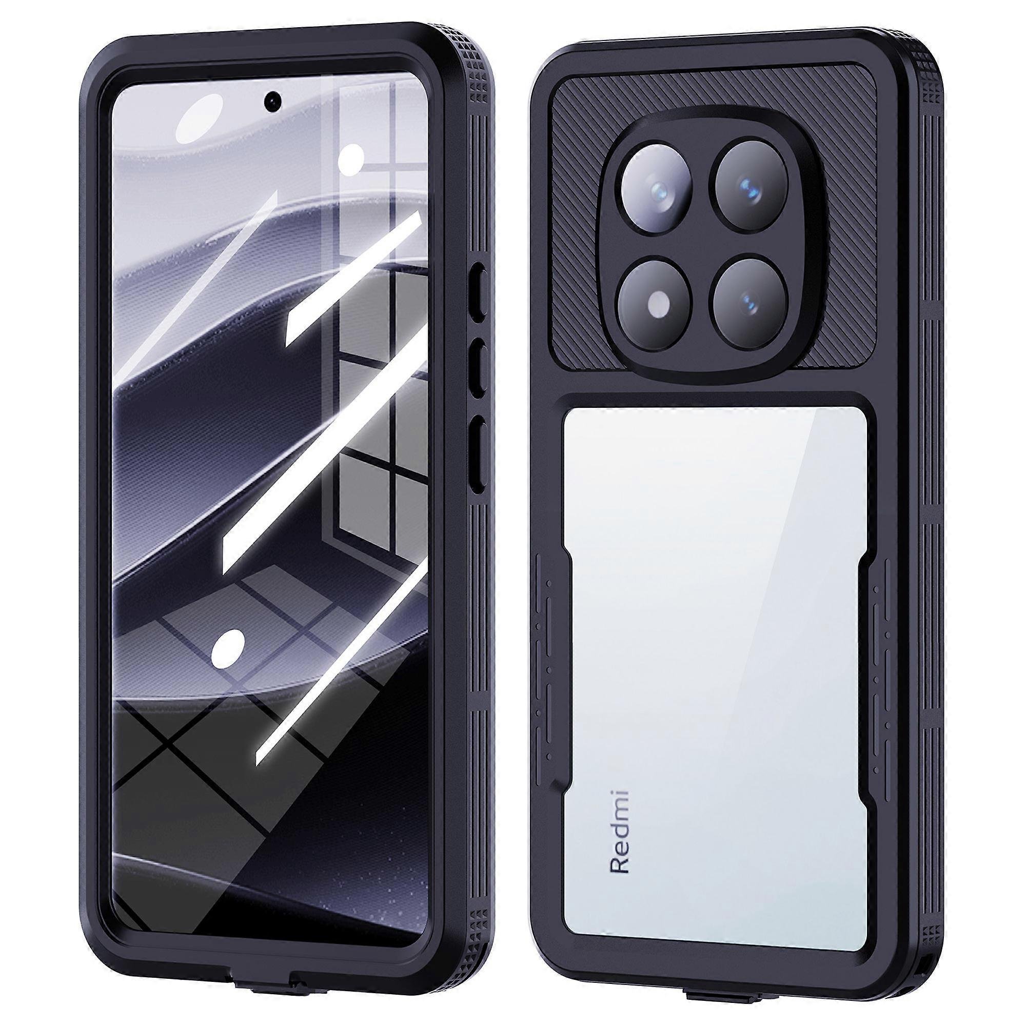 REDPEPPER Dla Xiaomi Redmi Note 14 Pro 5G IP68 Etui na telefon Przezroczysta wodoodporna osłona