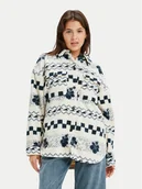 Bluzy damskie - Roxy Polar Morning Crush Shacket ERJPF03214 Beżowy Relaxed Fit - miniaturka - grafika 1