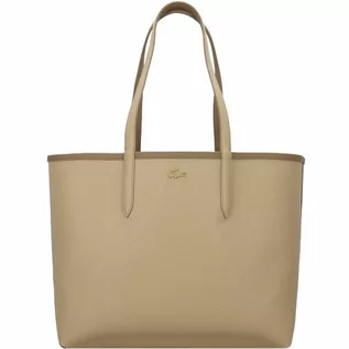 Torebki damskie - Lacoste Anna Shopper Bag with Reversible Function 35 cm cement/white - grafika 1