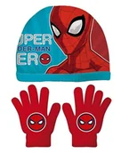 Czapki dla dzieci - Zestaw Czapka Rękawiczki Zimowe Spiderman Marvel Dziecięce Komplet 48/51 Cm - miniaturka - grafika 1