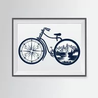 Plakaty - Plakat Rower format A3 - miniaturka - grafika 1