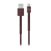Kable - Kabel USB FRESH N REBEL USB-A to Lightning Fabriq Deep Mauve 2m - miniaturka - grafika 1