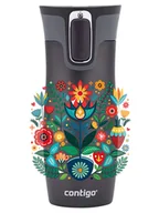 Kubki termiczne - Kubek termiczny Contigo West Loop 2.0 470ml - Folklor II - Gunmetal - miniaturka - grafika 1