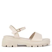 Sandały damskie - Sandały DeeZee WYL201123-1 Beżowy - miniaturka - grafika 1