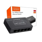 Switche - Switch ZENWIRE SG1005 Gigabit Ethernet, 5 portów SG1005 - miniaturka - grafika 1