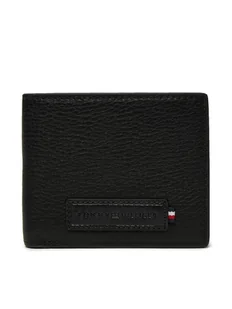 Tommy Hilfiger Duży Portfel Męski AM0AM13031 Czarny - Portfele - miniaturka - grafika 1