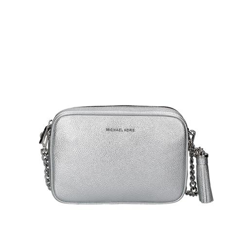 Michael Kors Jet Set Torba na aparat, damska, srebrna, srebrny