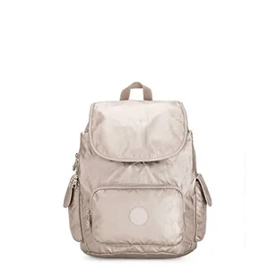 Kipling Plecak damski City Pack S, Metallic Glow, S, Damski plecak miejski, lekki, wszechstronny plecak na co dzień, nylonowa torba szkolna - Torebki damskie - miniaturka - grafika 1
