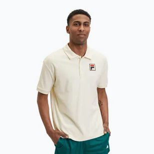 Koszulka polo męska FILA Liverpool Towelling antique white - Koszulki męskie - miniaturka - grafika 1