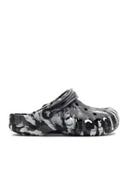 Klapki i japonki damskie - Crocs Klapki C-BAYA MARBLED CLOG 206935-066 Czarny - miniaturka - grafika 1