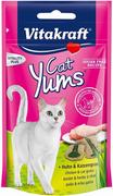 Przysmaki dla kotów - VITAKRAFT CAT YUMS kurczak z kocią trawą +20% gratis 40g d/kota - miniaturka - grafika 1