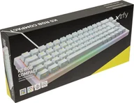 Klawiatury - Cherry Xtrfy K5 Gaming Tastatur, TKL, RGB - transparent/wei K5-RGB-CPT-TPWHITE-R-GER - miniaturka - grafika 1
