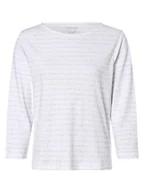 Koszulki i topy damskie - Marie Lund - Damska koszulka z długim rękawem, szary|biały|wielokolorowy - miniaturka - grafika 1