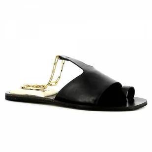 Klapki damskie czarne CARINII - Carinii - Klapki i japonki damskie - miniaturka - grafika 1