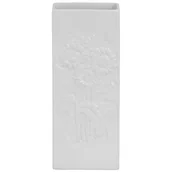 Nawilżacze powietrza - ASJ Commerce Nawilżacz powietrza ceramiczny biały z tłoczonym wzorem kwiatowym - wz.2 118500010 - miniaturka - grafika 1