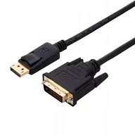 Kable komputerowe i do monitorów - KABEL KONWERTER DISPLAYPORT DP - DVI FULLHD 1,8M - miniaturka - grafika 1