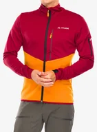 Bluzy sportowe męskie - Bluza polarowa Vaude Scopi Fleece Jacket - carmine - miniaturka - grafika 1
