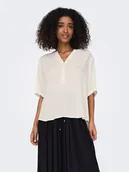 Bluzki damskie - ONLY Bluzka w kolorze białym - miniaturka - grafika 1