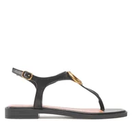 Sandały damskie - Sandały Guess Miry FL6MRY LEA21 Czarny - miniaturka - grafika 1