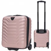 Walizki - Walizka kabinowa mini Wings PEWFOWL 16" ROSE GOLD - miniaturka - grafika 1
