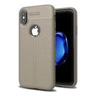 Etui i futerały do telefonów - Etui ochronne do Apple iPhone XS Max Cover 6,5 cala Cienkie etui na telefon komórkowy z TPU na zewnątrz Odporne na wstrząsy Dodatkowa ochrona Wytrzymały szary - miniaturka - grafika 1