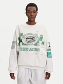 Bluzy damskie - adidas Bluza Archive Court JW0149 Biały Oversize - miniaturka - grafika 1