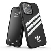 Etui i futerały do telefonów - Adidas OR Moulded Case PU iPhone 13 Pro / 13 6,1" czarno biały / black white 47114 - miniaturka - grafika 1