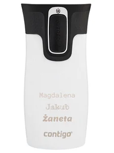 Kubek termiczny z grawerem Contigo West Loop Mini 300ml - Salt - Kubki termiczne - miniaturka - grafika 1