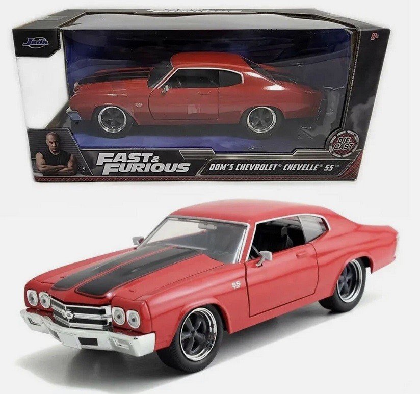 JADA 1:24 Szybcy i Wściekli Chevy Chevelle SS Dominic – model DIECAST, HIT