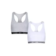 Bielizna sportowa damska - Biustonosz sportowy Reebok Frankie Mix Crop top 2- pack - miniaturka - grafika 1