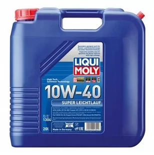 Liqui Moly Super Leichtlauf 10W-40 20L - Oleje silnikowe - miniaturka - grafika 1